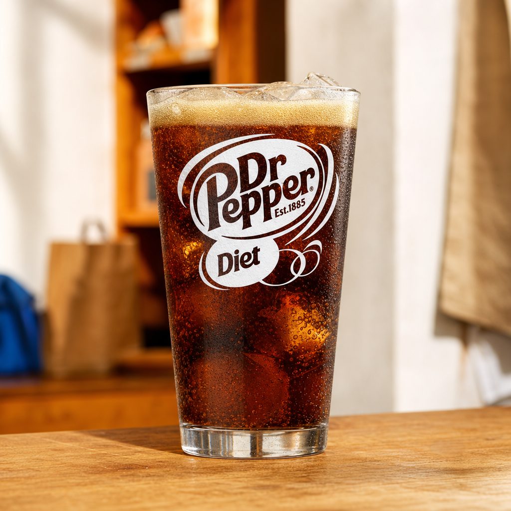 Diet Dr Pepper.