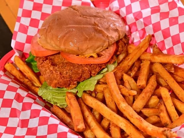 Chicken Fried Steak Sandwich.